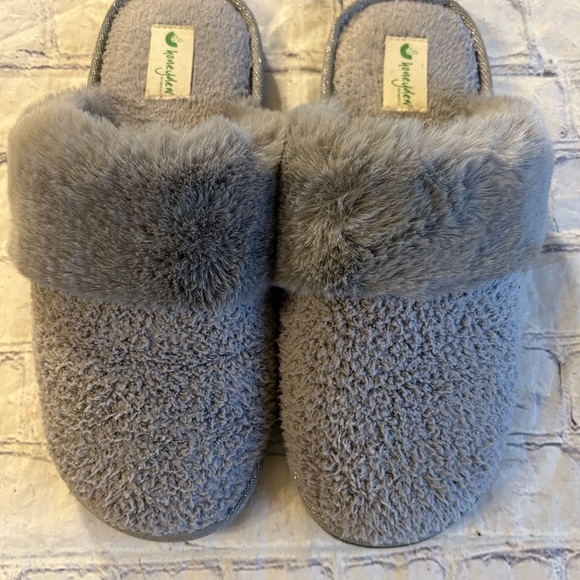 HONEYDEW INTIMATES WOMENS GREY SCUFF SLIPPERS SIZE M(7-8) - Picture 5 of 10